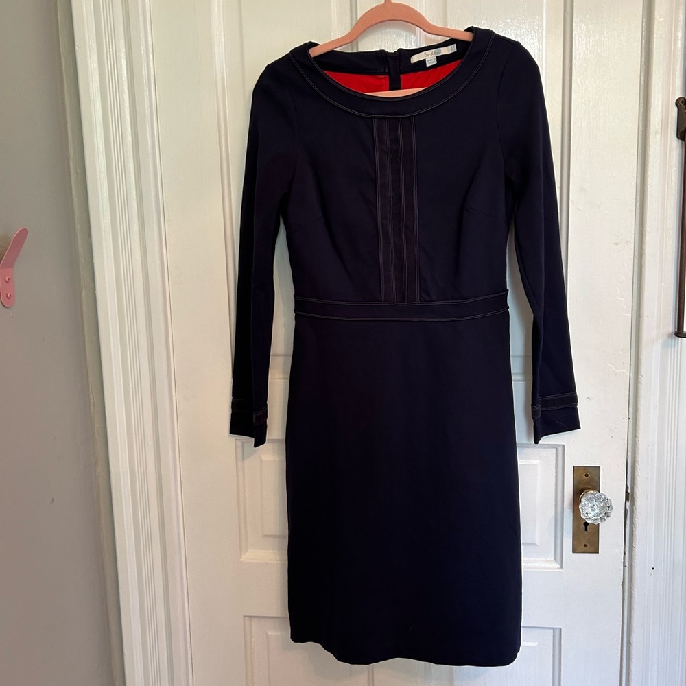 Boden navy blue dress